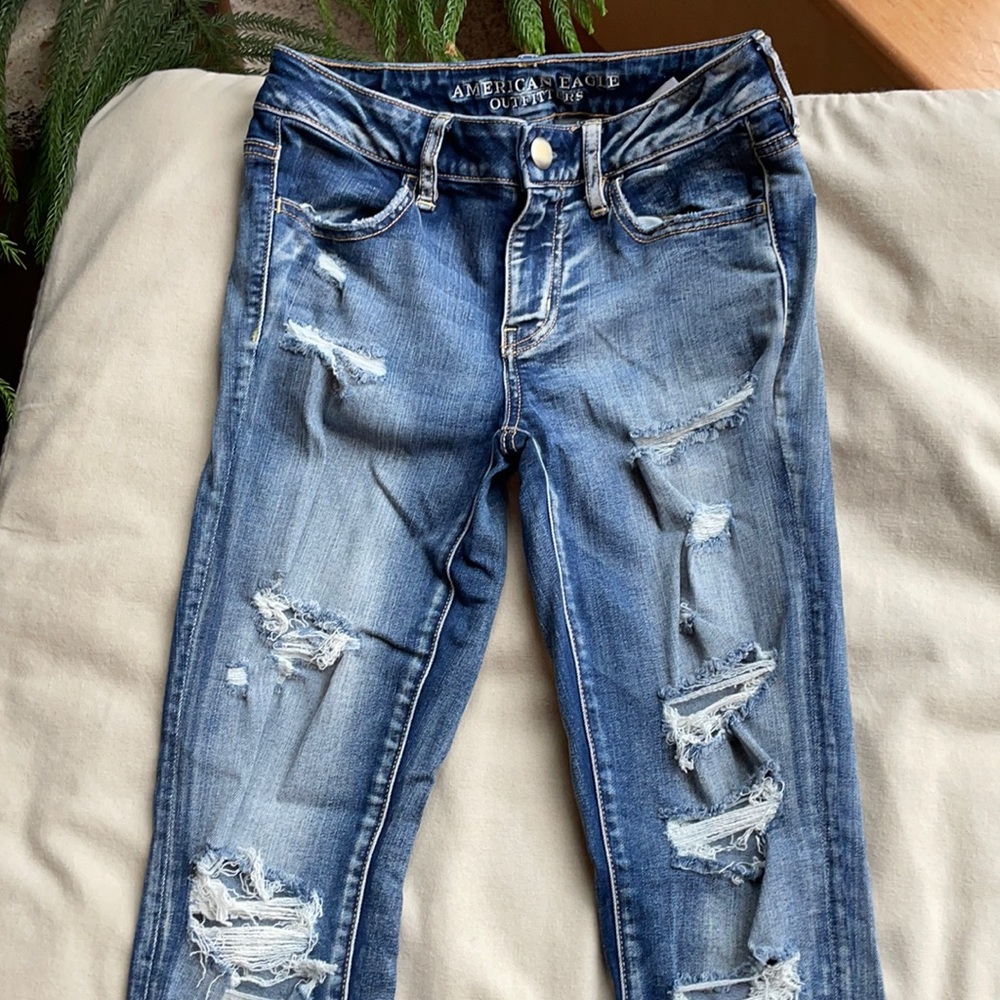 American Eagle Jegging Crop- size 4 regular!